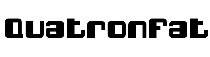 QuatronFat Font
