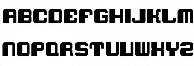 QuatronFat Font Litere mari