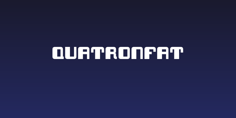 QuatronFat Social Header