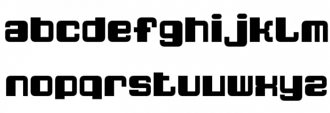 QuatronFat 字体 小写