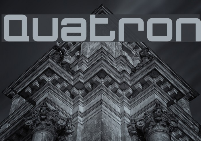 Quatron Font examples
