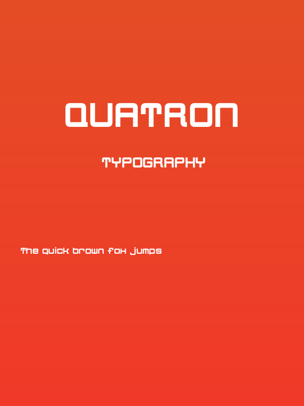 Quatron Poster