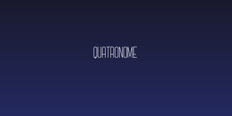 Quatronome Social Header