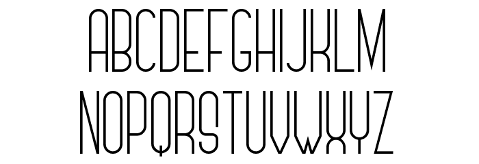 Quatronome Font LOWERCASE