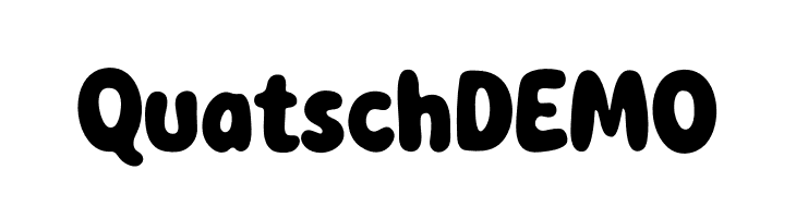 QuatschDEMO  नि: शुल्क फ़ॉन्ट्स डाउनलोड