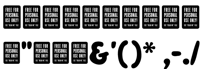 QuatschDEMO Font OTHER CHARS