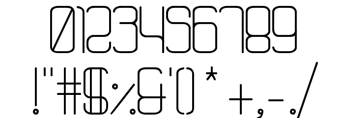 Quattro Light Font OTHER CHARS