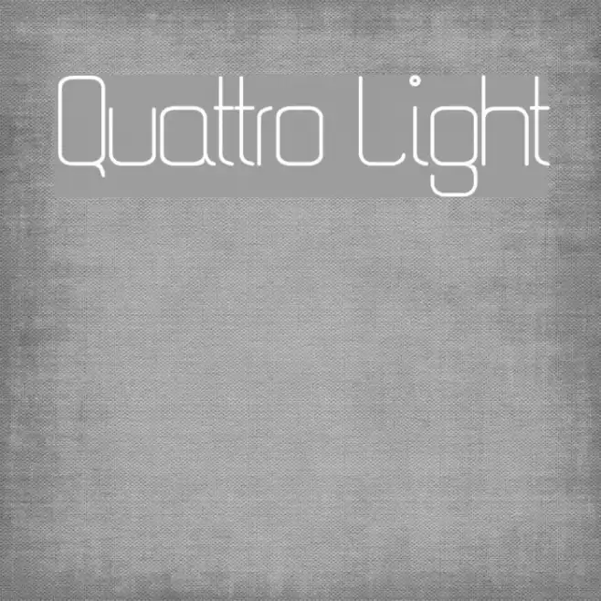 Quattro Light Font examples