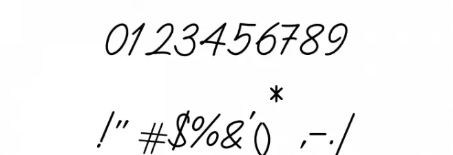 Quattro Font OTHER CHARS