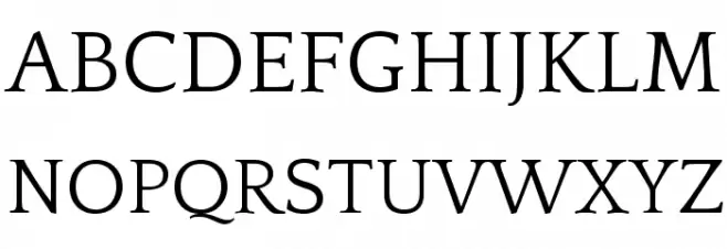 QuattrocentoRoman Schriftart Groß