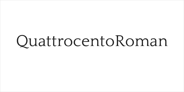 QuattrocentoRoman Logo