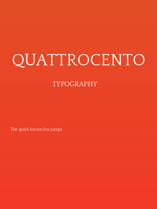 Quattrocento Poster