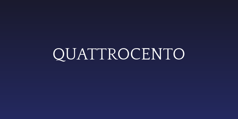 Quattrocento Social Header