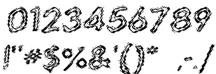 Quaverly G98 Font Alte caractere