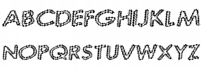 Quaverly G98 Schriftart Groß