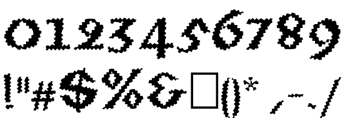 Quaxy Bold Italic Font OTHER CHARS