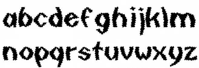 Quaxy Bold Italic Fuentes MINÚSCULAS