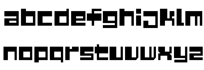 QuaziMode Font LOWERCASE