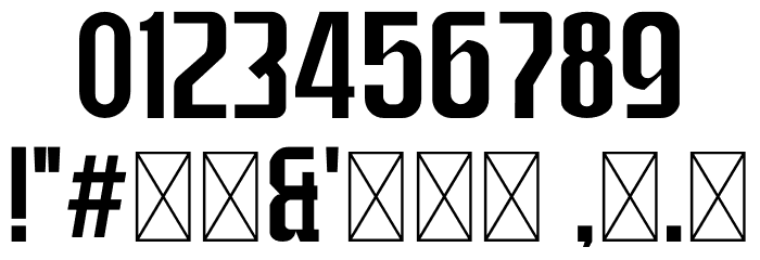 Qubicles Free Persoal Used Font OTHER CHARS