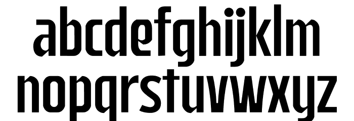 Qubicles Free Persoal Used Font LOWERCASE