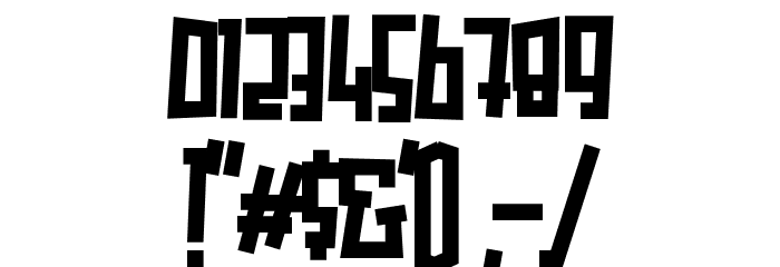Qubiko Font OTHER CHARS