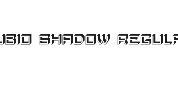 Qubio Shadow Regular Logo