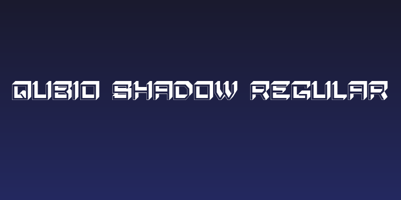 Qubio Shadow Regular Social Header