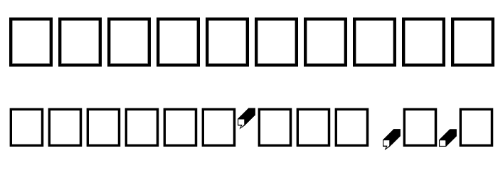 Qubist Font OTHER CHARS