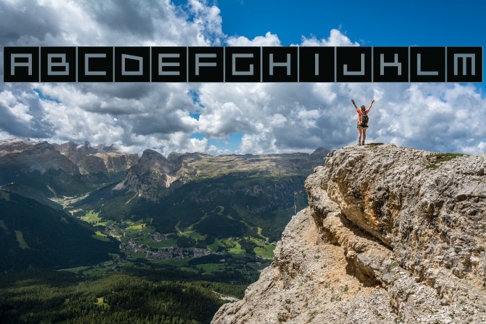 Qubix Font examples