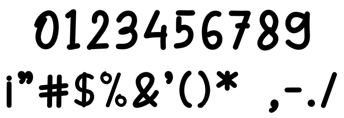 Quceng Woc Font OTHER CHARS