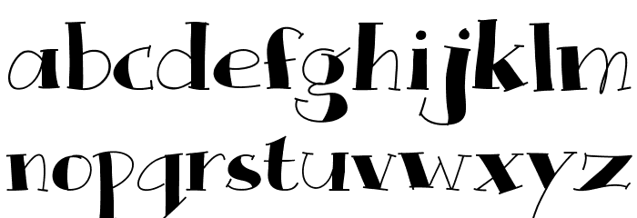 QueRompa Font LOWERCASE