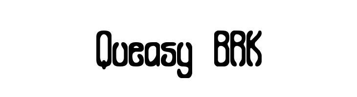 Queasy BRK  Frei Schriftart Herunterladen