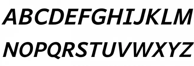 Quebec Bold Italic خط أحرف كبيرة