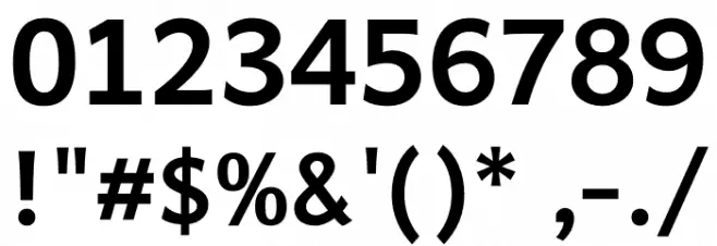 Quebec Bold Font OTHER CHARS