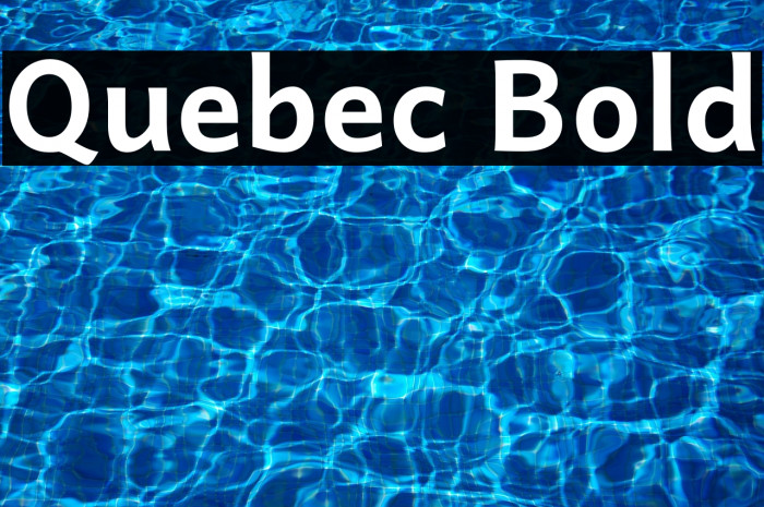 Quebec Bold Example 2