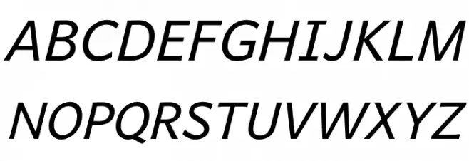 Quebec Italic Fonte MAIÚSCULAS