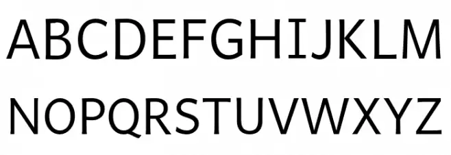 Quebec Light Regular フォント 大文字