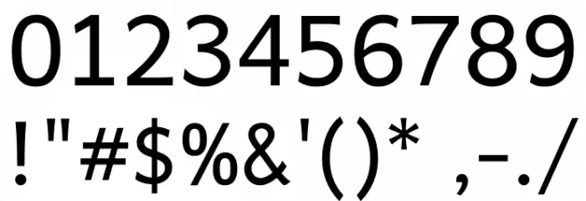 Quebec Regular Font OTHER CHARS