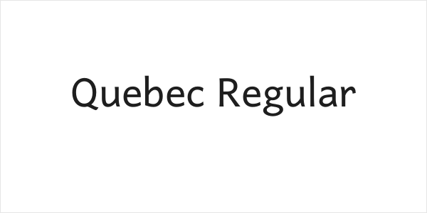 Quebec Regular Logo