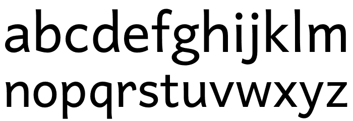 Quebec Regular Font LOWERCASE