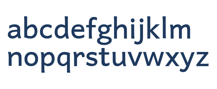 Quebec SemiBold Regular Lowercase
