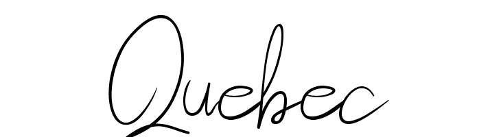 Quebec Font