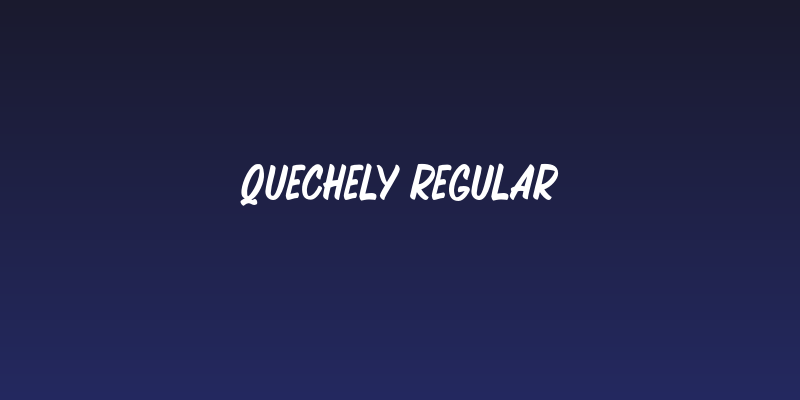 Quechely-Regular Social Header