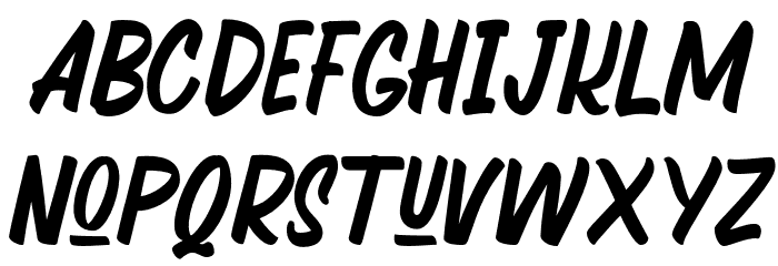Quechely-Regular Font LOWERCASE