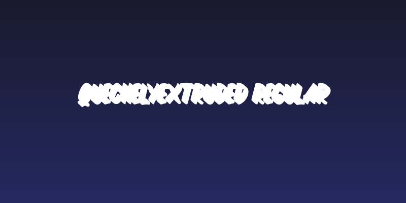QuechelyExtruded-Regular Social Header