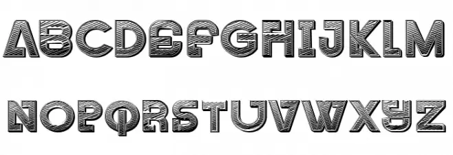 Quedlinburg Gradient Regular Шрифта ВЕРХНИЙ