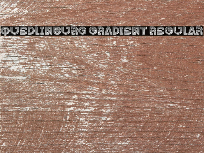 Quedlinburg Gradient Regular Example 1
