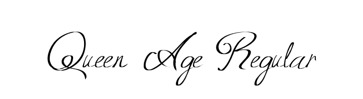 Queen Age Regular  免费字体下载