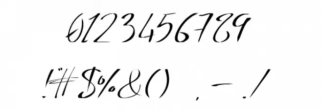 Queen Age Regular Font OTHER CHARS