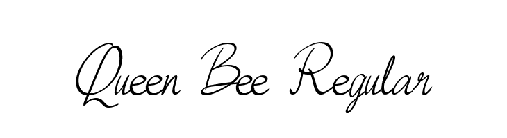 Queen Bee Regular  les polices de caractères gratuit tlcharger